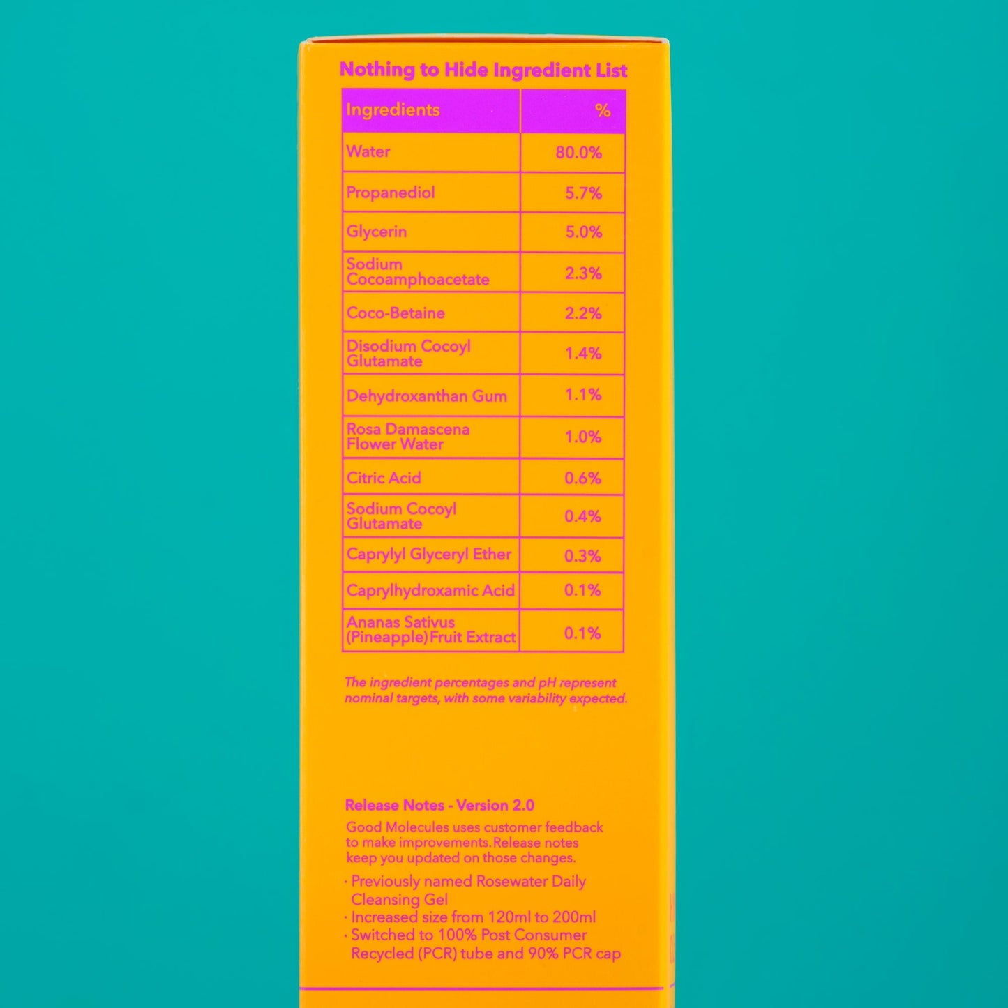 Hydrating Facial Cleansing Gel